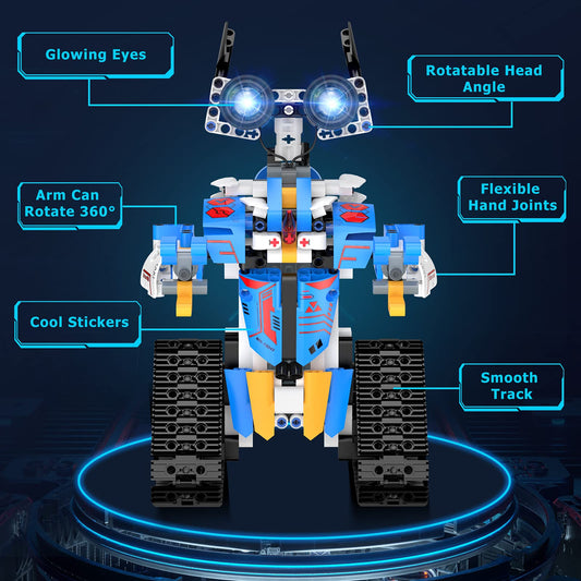 Henoda remote control robot ready for precise play from a distance.
