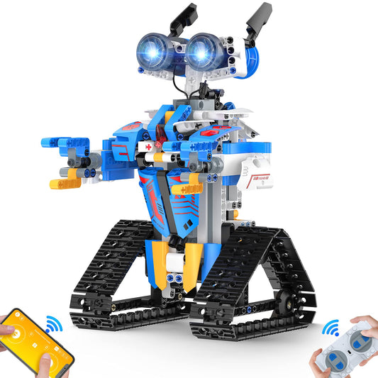Henoda robot toy with 468 pieces for creative STEM building play.