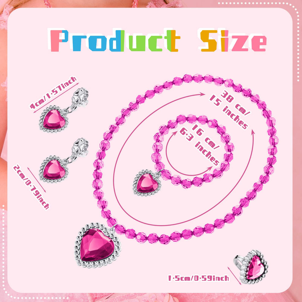Henoyso Princess Jewelry Set color variety sparks dress-up creativity