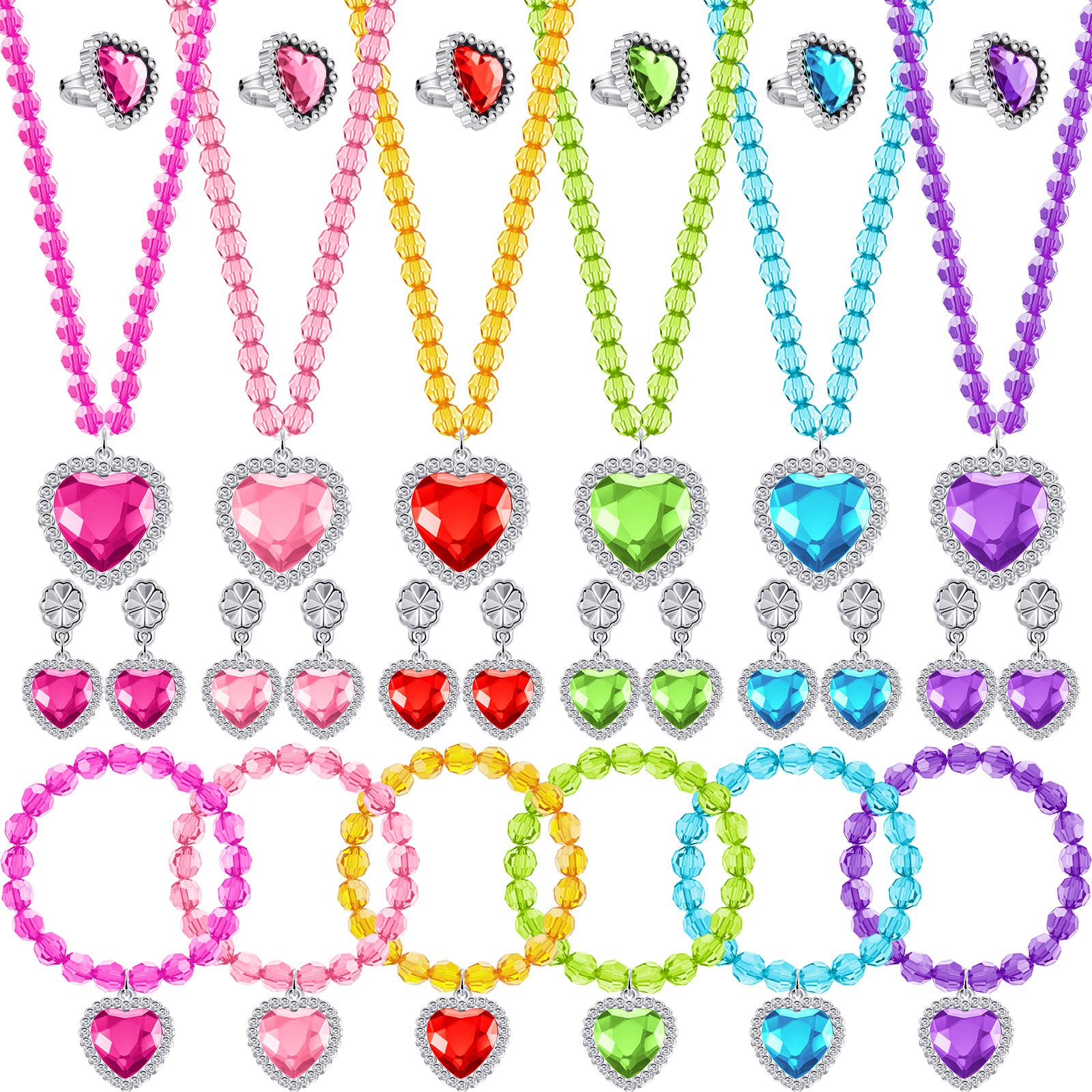 Henoyso Princess Jewelry Set overview for imaginative dress-up play
