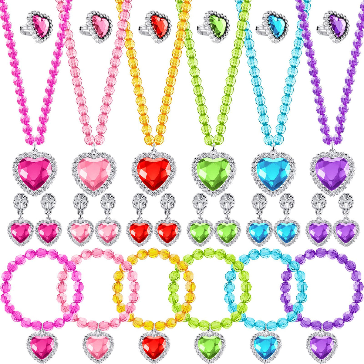 Henoyso Princess Jewelry Set overview for imaginative dress-up play