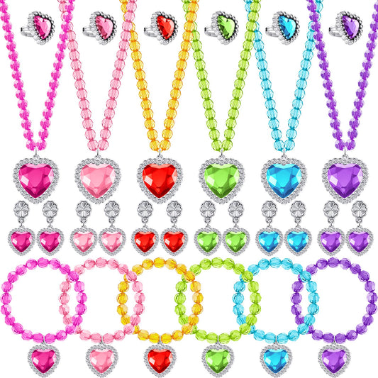 Henoyso Princess Jewelry Set overview for imaginative dress-up play