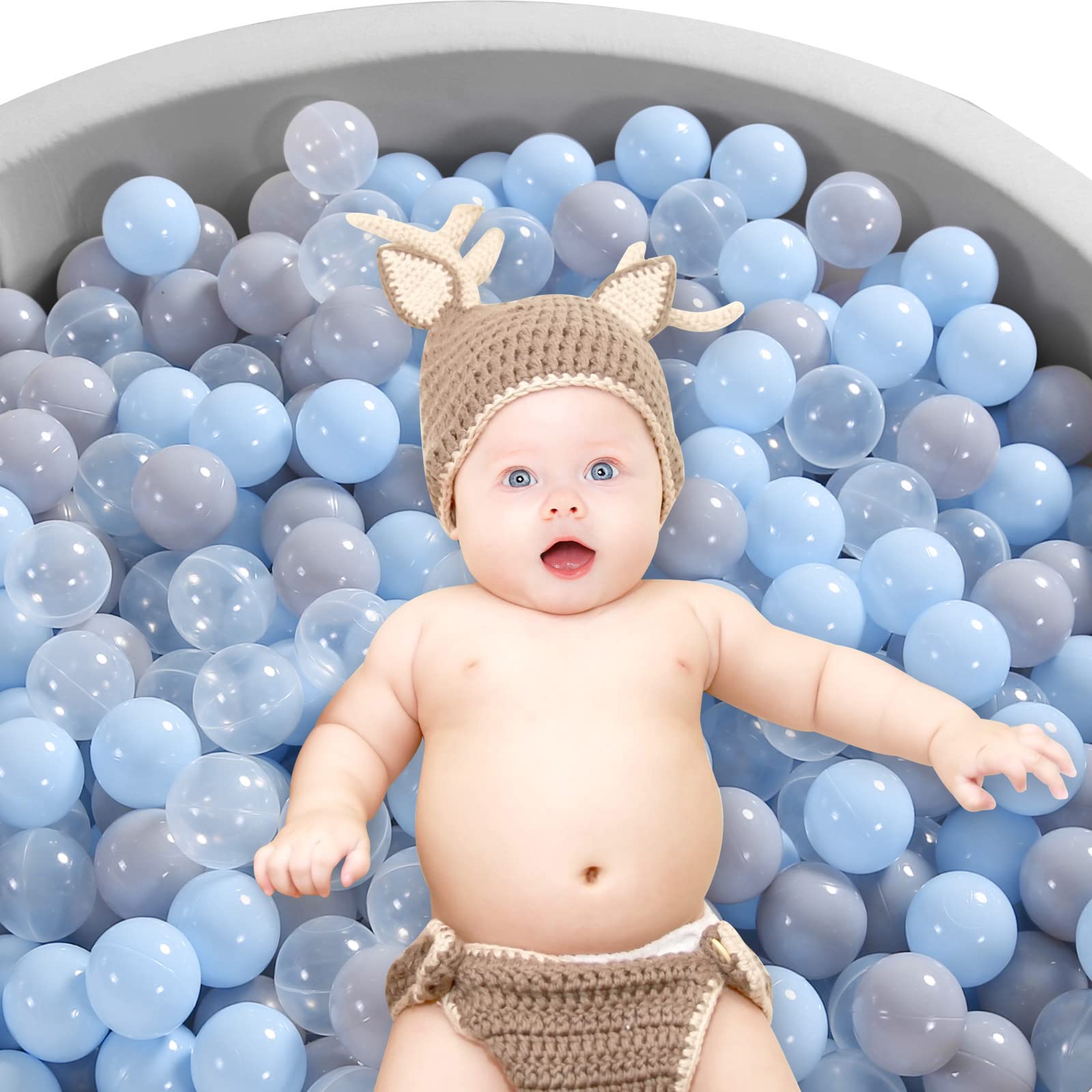 Heopeis BPA-free and phthalate-free balls for non-toxic play