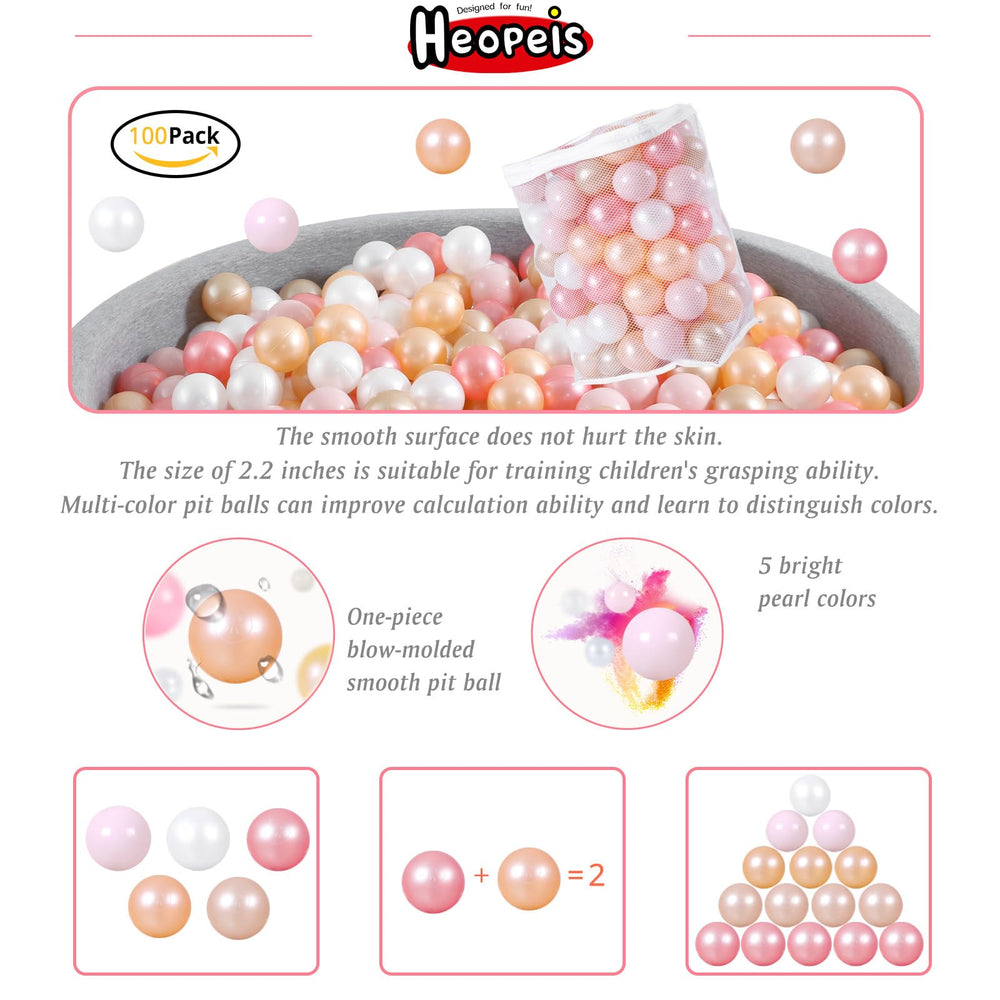Crush-proof design of Heopeis pit balls demonstrates durability.