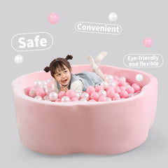 Heopeis ball pit collection of pink pearl white 100pcs ready for playtime
