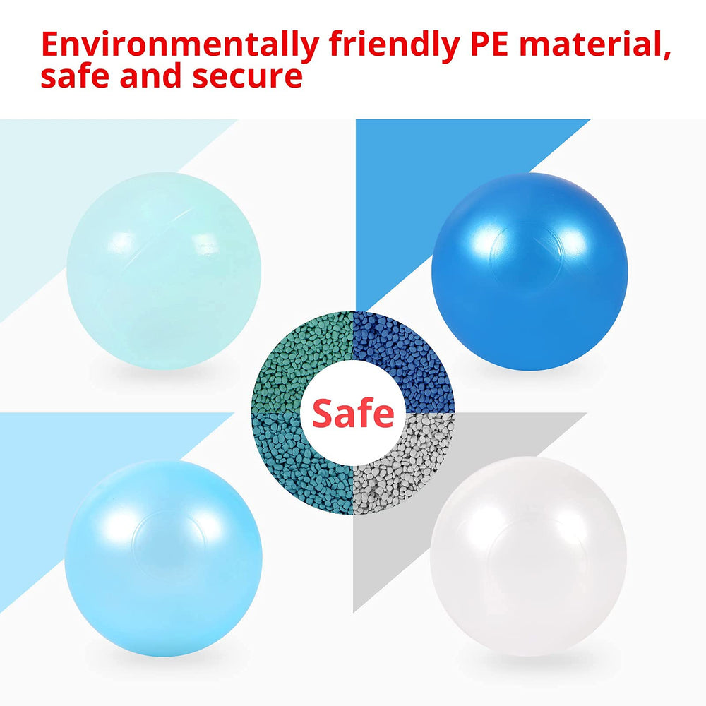 Heopeis pit balls stored in reusable mesh bag for easy cleanup.