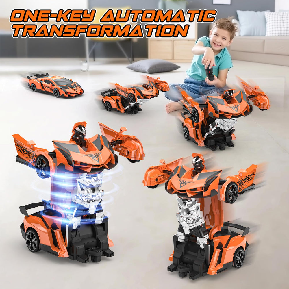 Hepoasky one-button deformation feature enabling instant car-to-robot transformation.