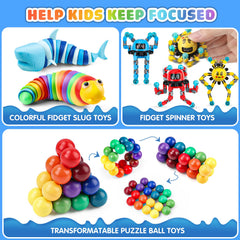 Hepoasky transformable fidget spinner versatile handheld toy