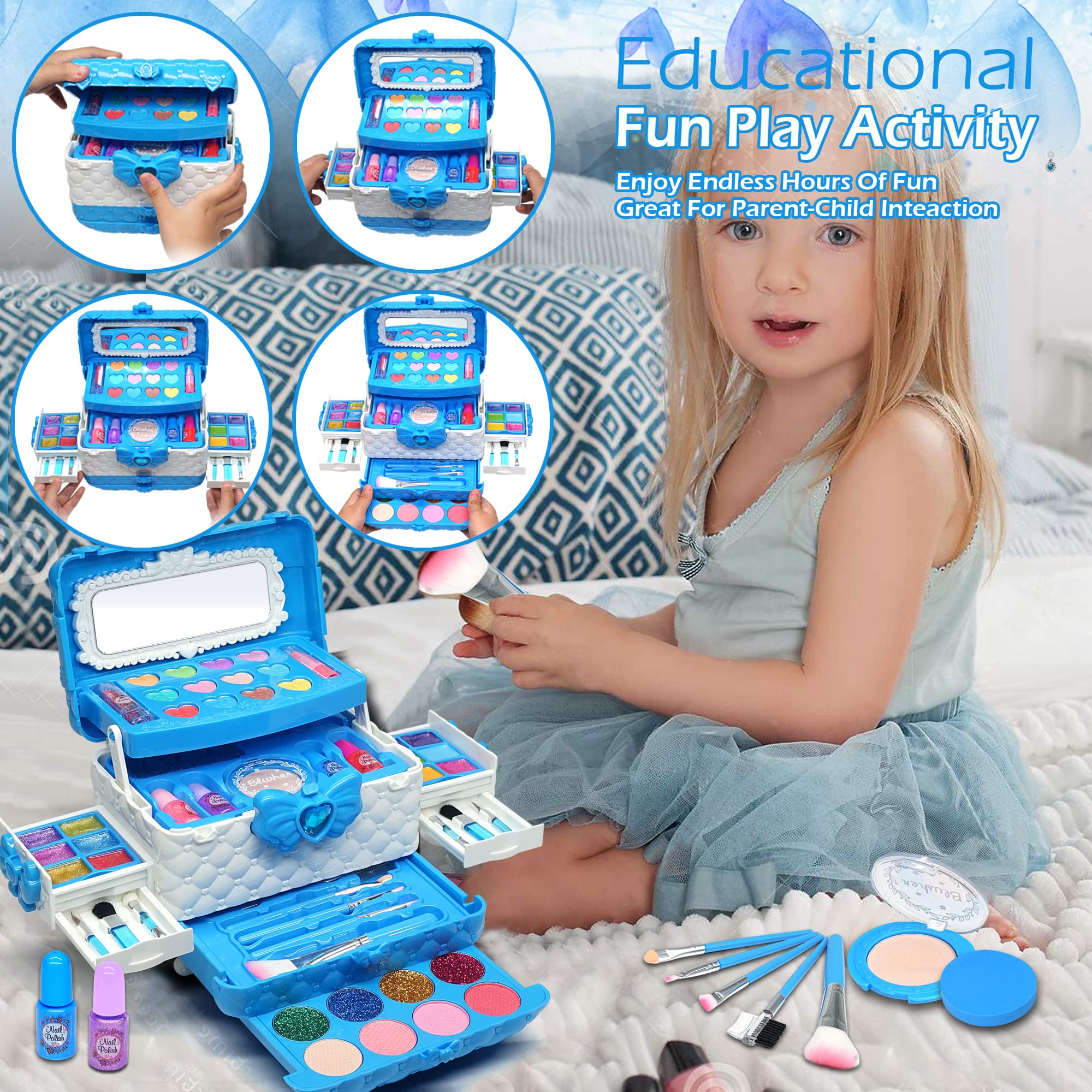 HERAPFANN nail polishes in safe tones for pretend spa moments