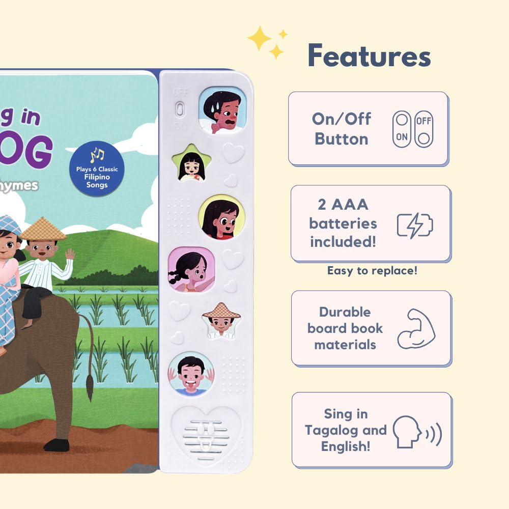 Heritage Kids Press I Love to Sing Tagalog gift idea for curious learners
