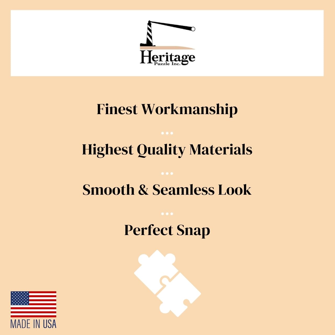 Heritage Puzzle finished frame-ready layout image for display after completion.