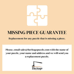 Heritage Puzzle High Tide Beach Ocean image signals USA-made quality and gift potential.