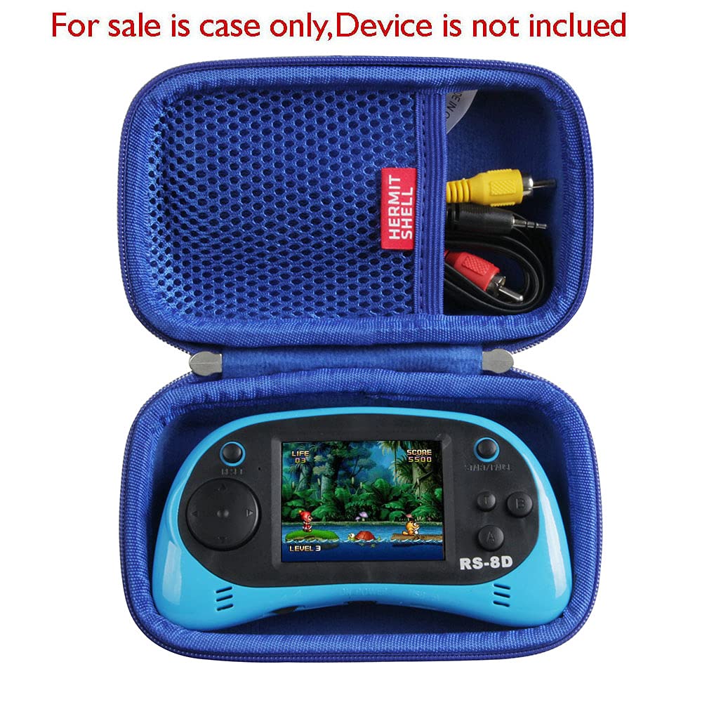 Hermitshell EASEGMER kids handheld blue side view compact travel solution for kids