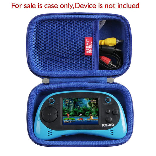 Hermitshell EASEGMER kids handheld blue side view compact travel solution for kids