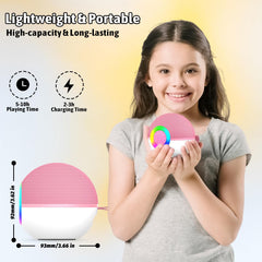 Heroange Karaoke Microphone Pink voice-effects feature highlighted