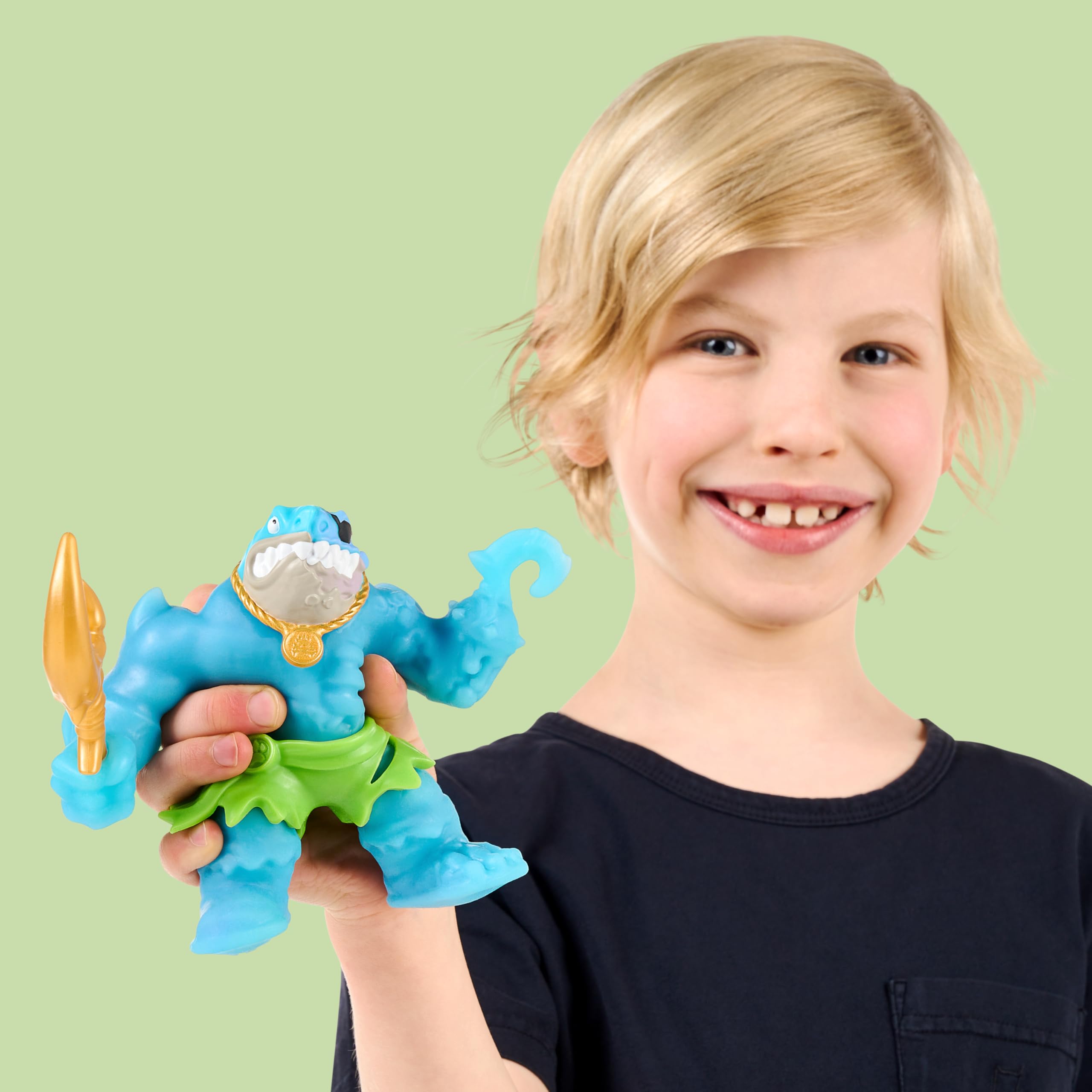 Blazagon features bold color and pliable texture for play.