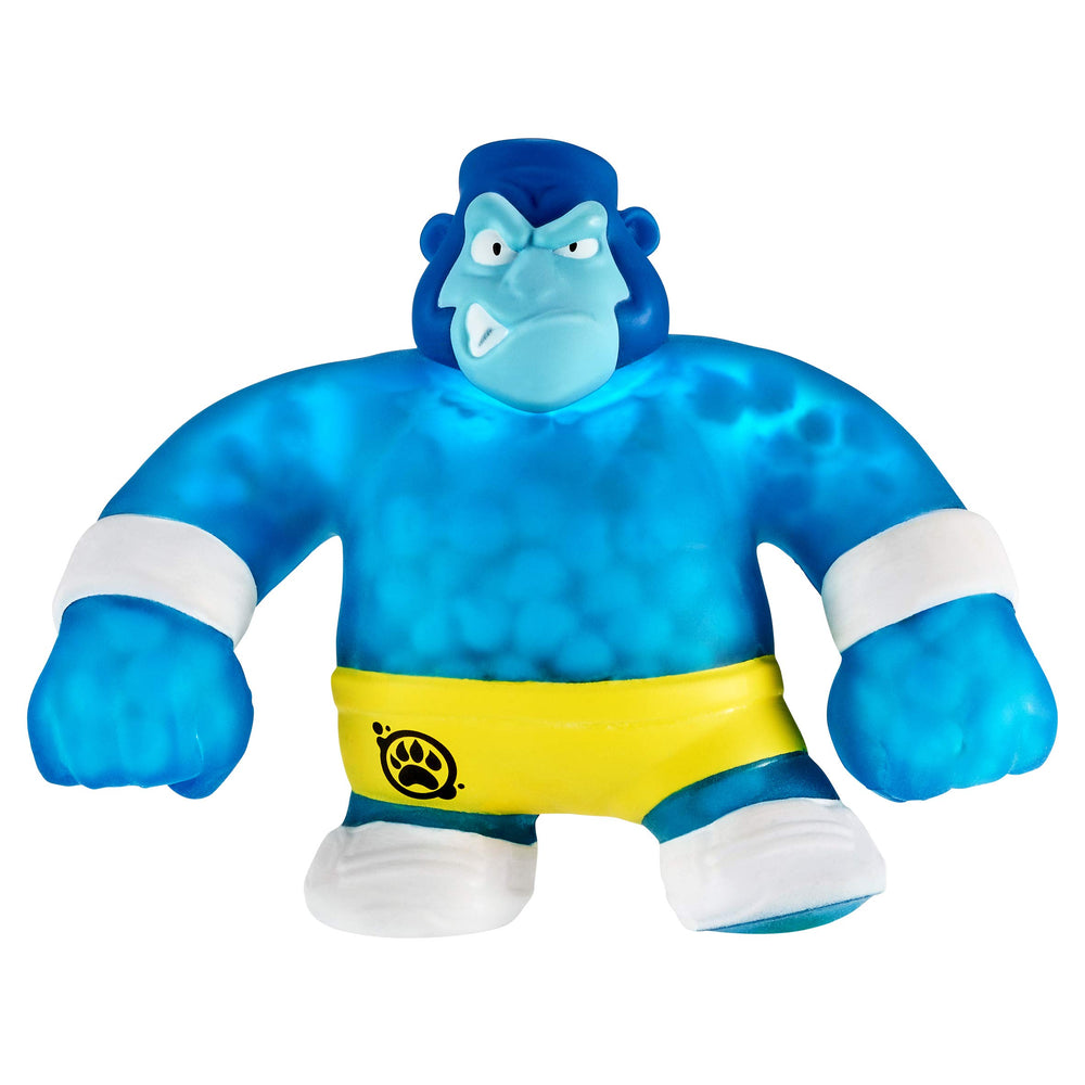 Heroes of Goo Jit Zu Silverback crunch gorilla for mess-free tactile play.