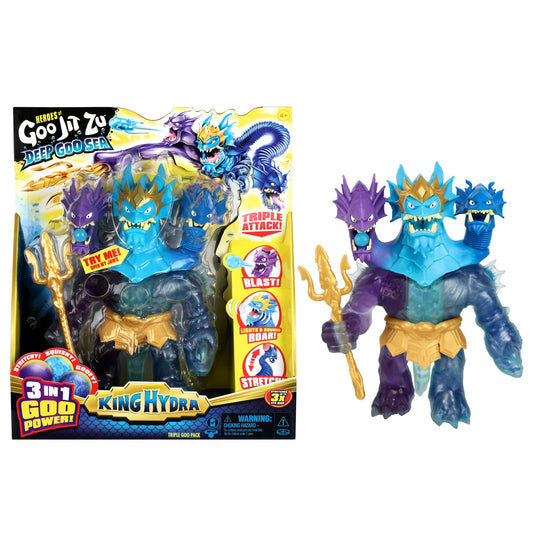 Heroes of Goo Jit Zu King Hydra figure full body for imaginative play