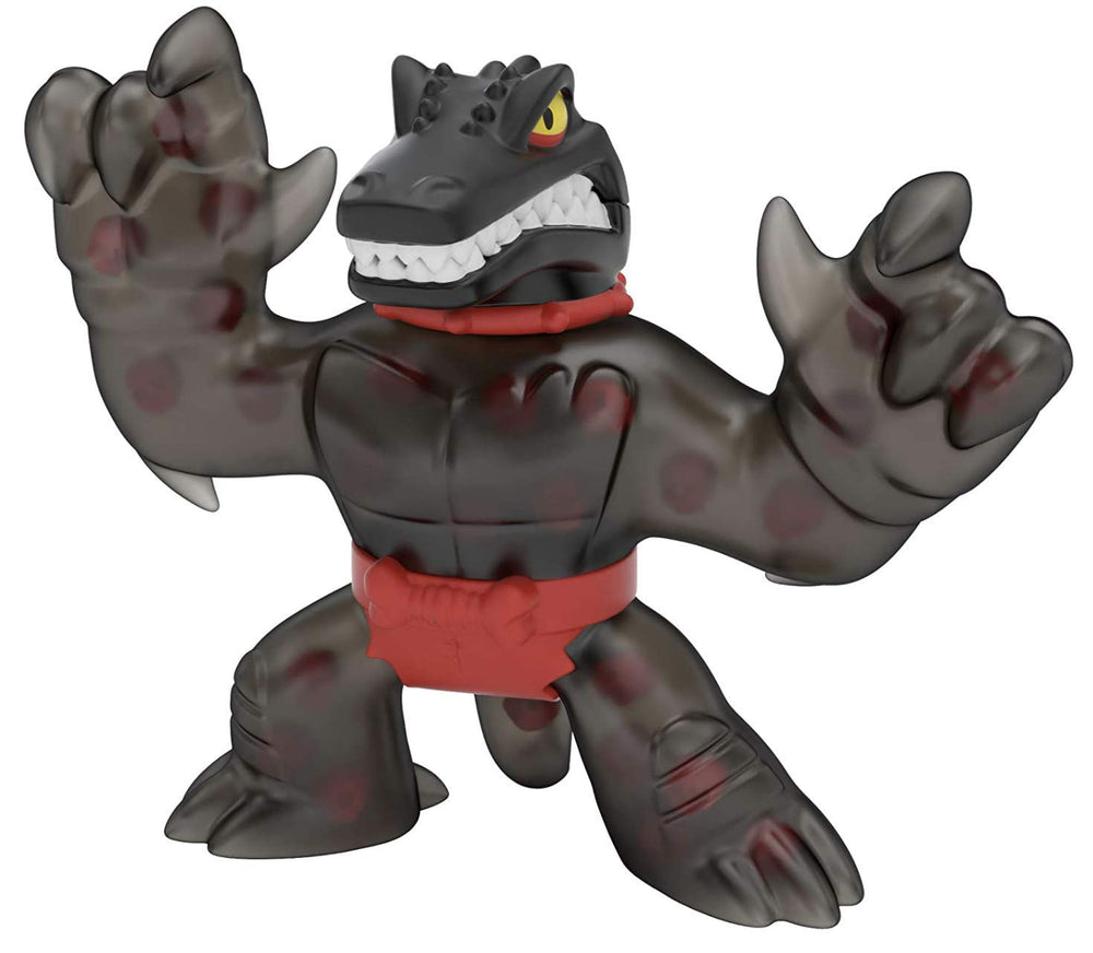 Heroes of Goo Jit Zu Shredz Spinosaurus pose highlights squishy texture for tactile play