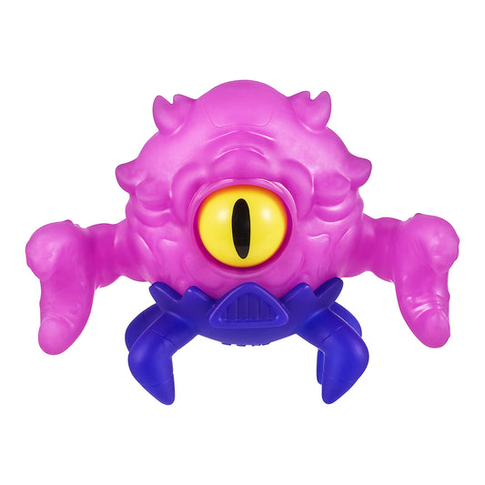 Heroes of Goo Jit Zu Galaxy Attack Crusticoid eye pop action demonstrates interactive squish and reset play.