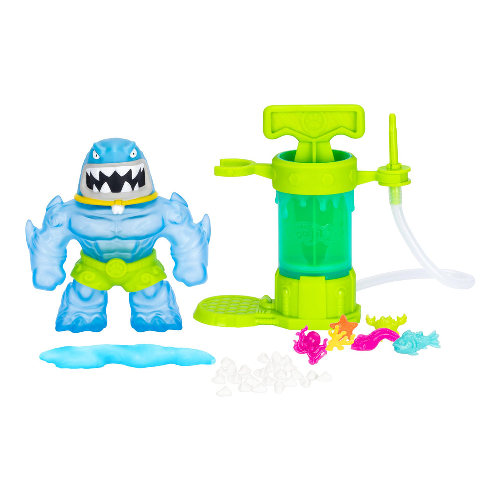 Heroes of Goo Jit Zu Thrash Creator chamber enables customizable goo-filled figures.