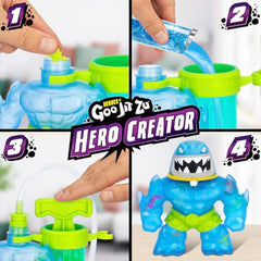 Three unique goo fillings add tactile squish for Thrash's action.