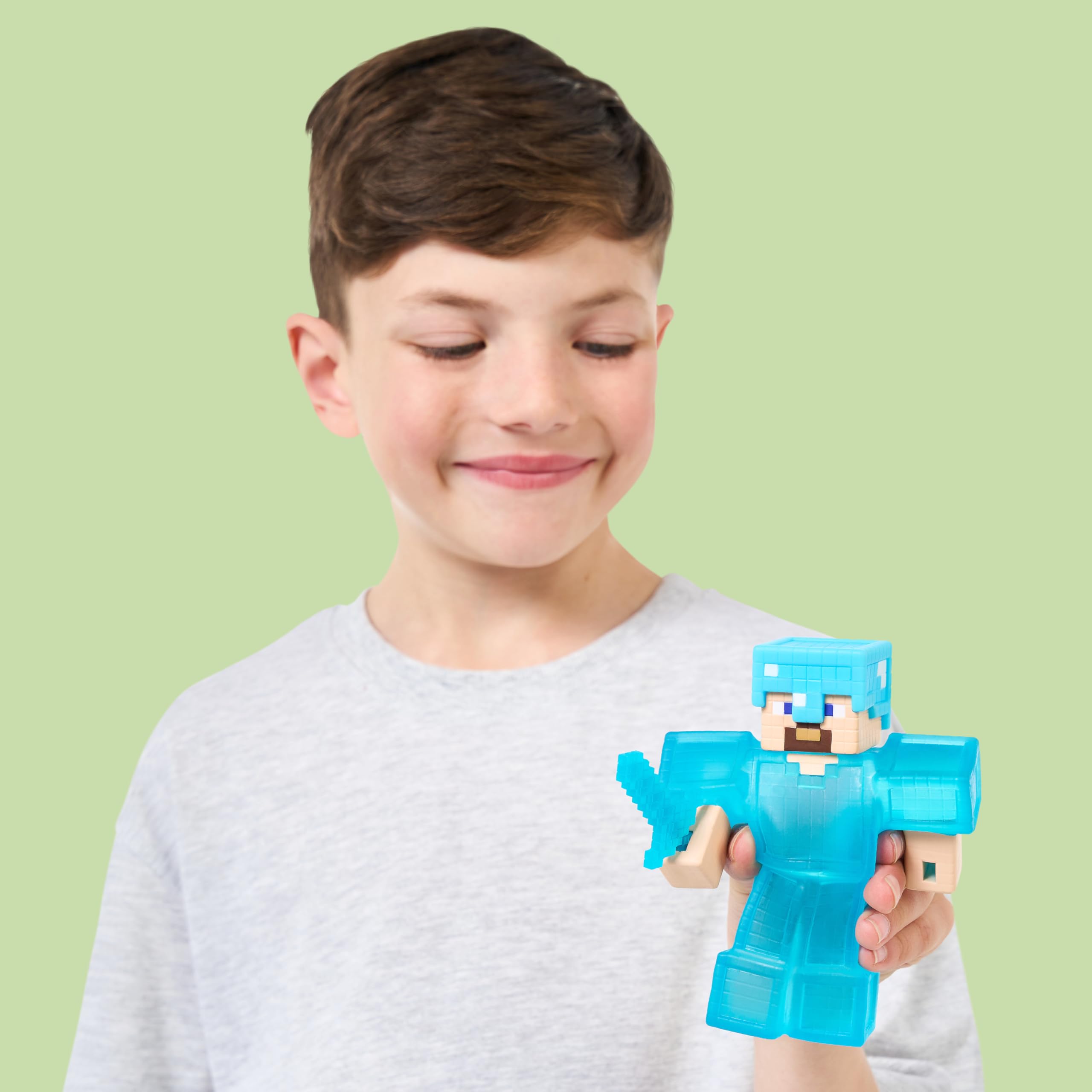 Collectible Minecraft Goo Jit Zu figure invites a broader build-your-collection experience.