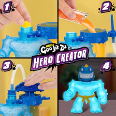 Tyro goo pump floods the figure revealing surprising fillings during play.
