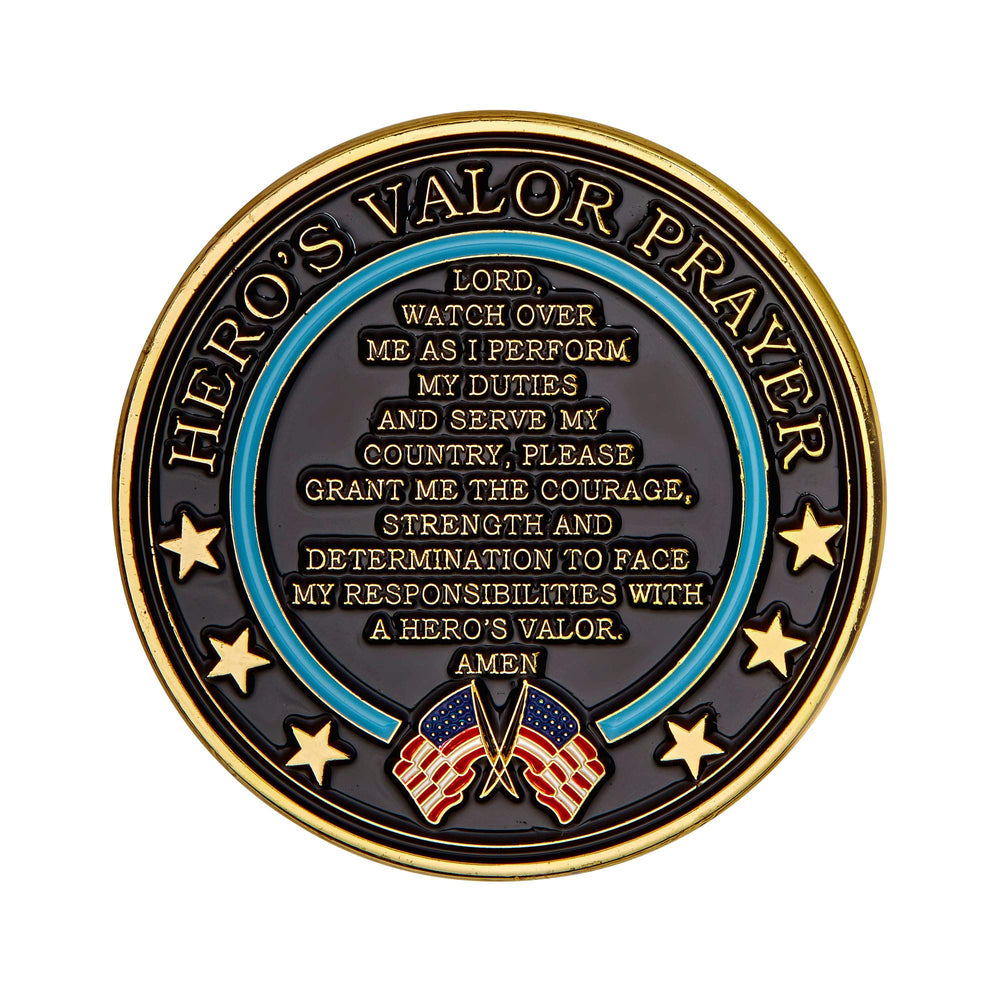 Hero's Valor protective pouch included keeps the coin secure and pristine