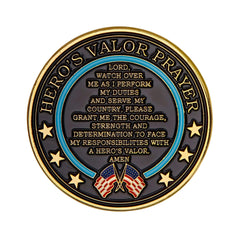 Hero's Valor protective pouch included keeps the coin secure and pristine