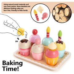 HERSITY candle toppers add decorative flair for pretend tea parties