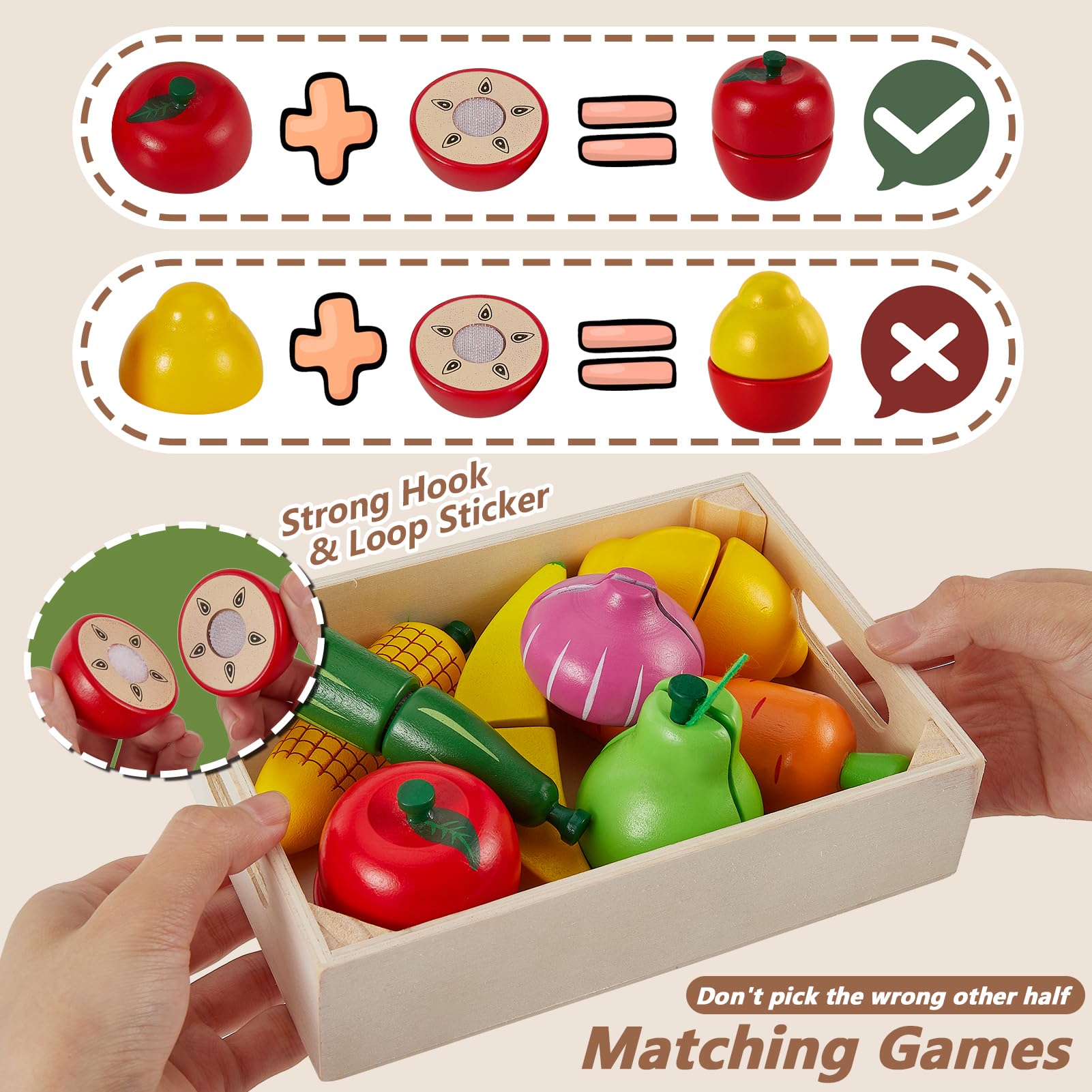 HERSITY fruit set includes banana, lemon, apple and pear for imaginative meals