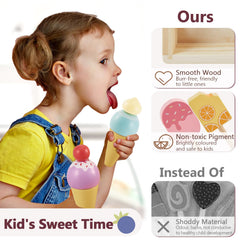 HERSITY ice lolly pieces invite bright scoops during playtime
