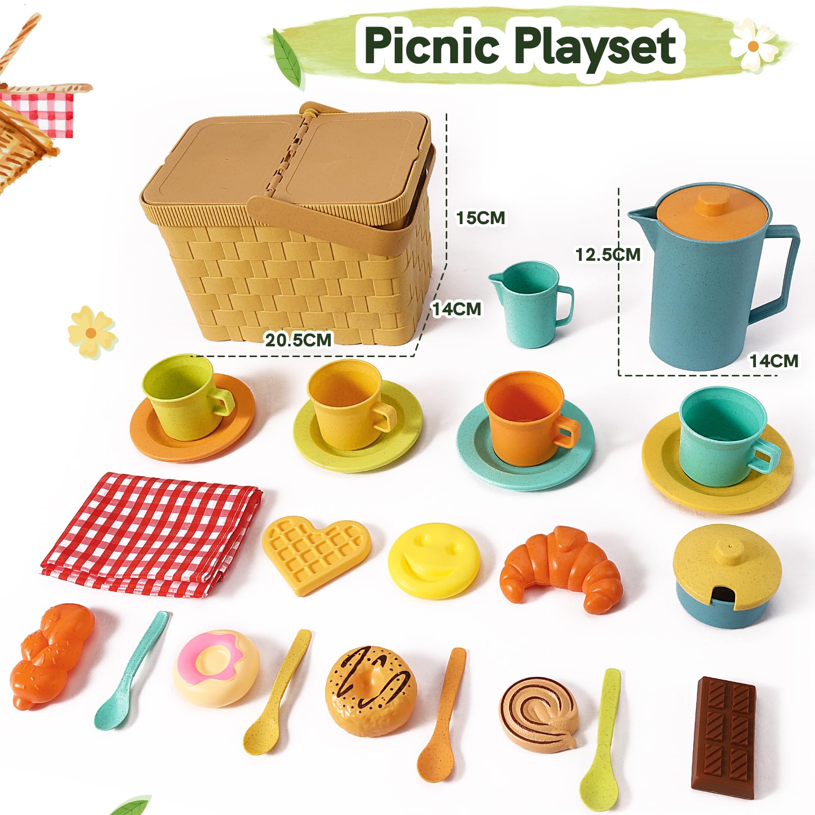 HERSITY dessert pieces resemble real treats for tasty role-play sessions