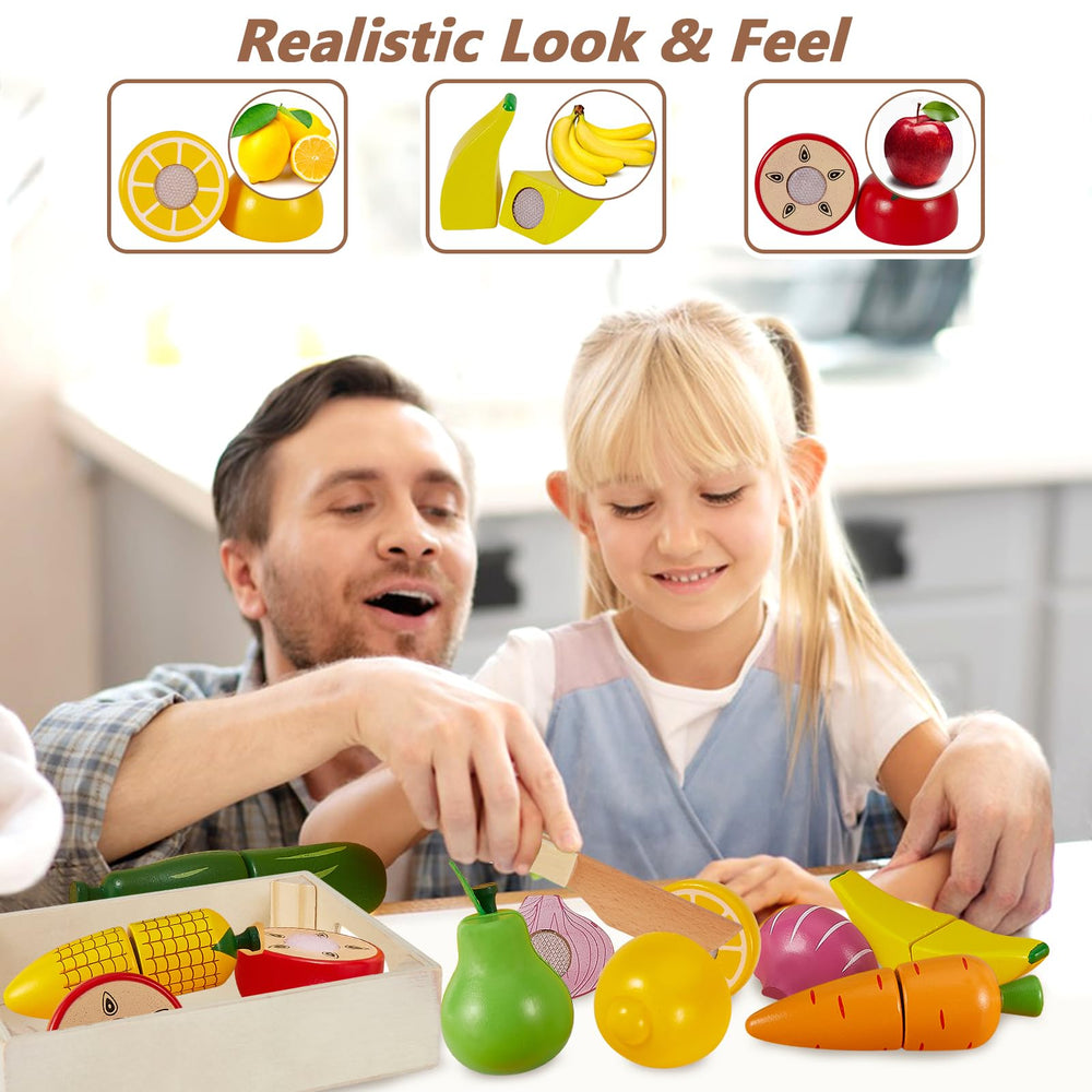 HERSITY toddler kitchen pretend play toys promote dexterity and focus
