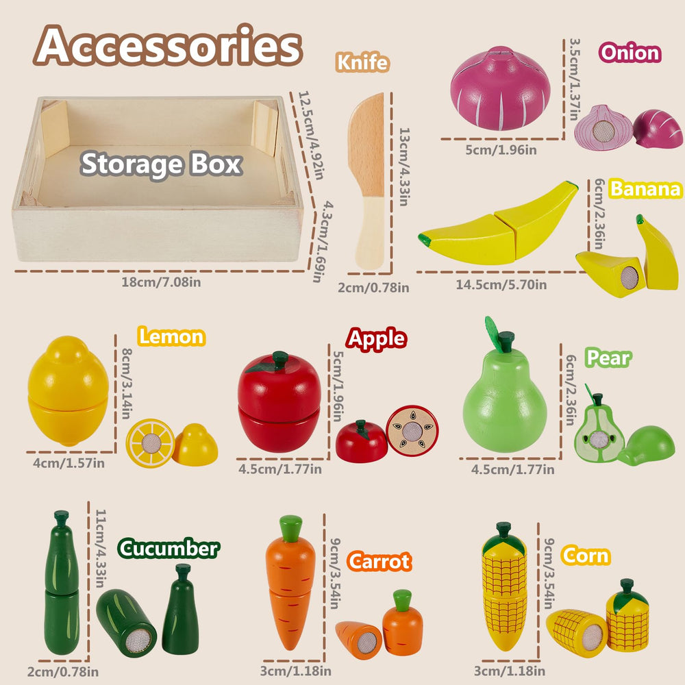 HERSITY vegetables like onion, cucumber, carrot support color learning