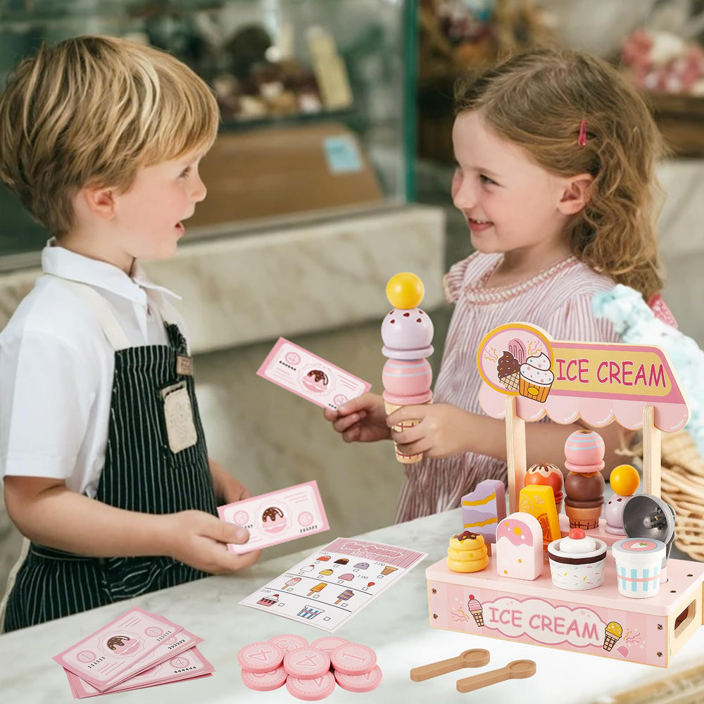 HERSITY wooden scoops support precise scooping and fine motor practice