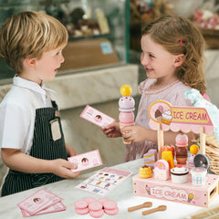 HERSITY wooden scoops support precise scooping and fine motor practice