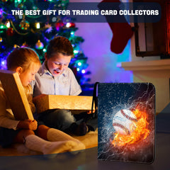 HESPLUS 9-pocket layout shown, enabling bulk organization of entire card sets