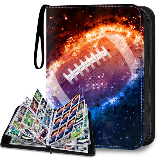 HESPLUS 900-pockets binder front cover showing durable waterproof PU leather protection.