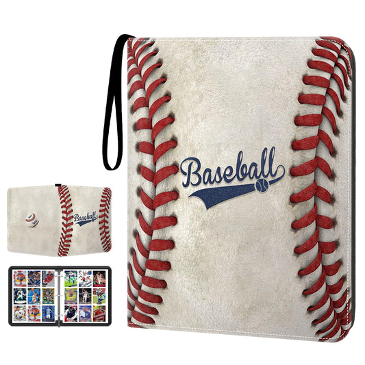 HESPLUS Baseball Card Binder with 900 pockets for organized storage.