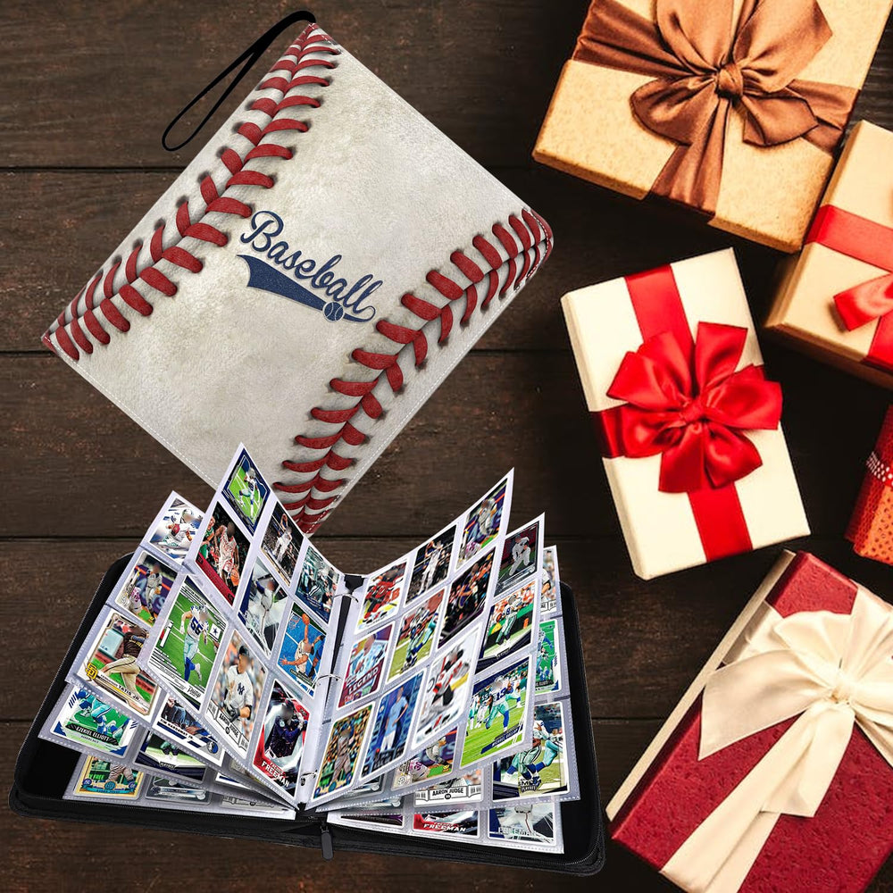 HESPLUS binder holds standard-sized cards including MTG and baseball.