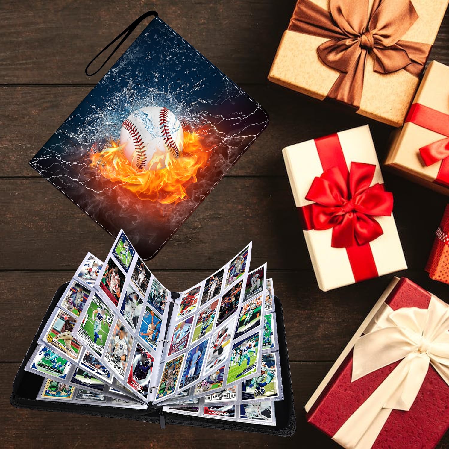HESPLUS gift-ready binder for card collectors, ideal for storage and display
