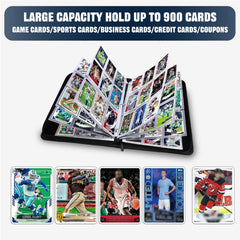 HESPLUS PU leather cover shown, water-resistant design protects cards during transport