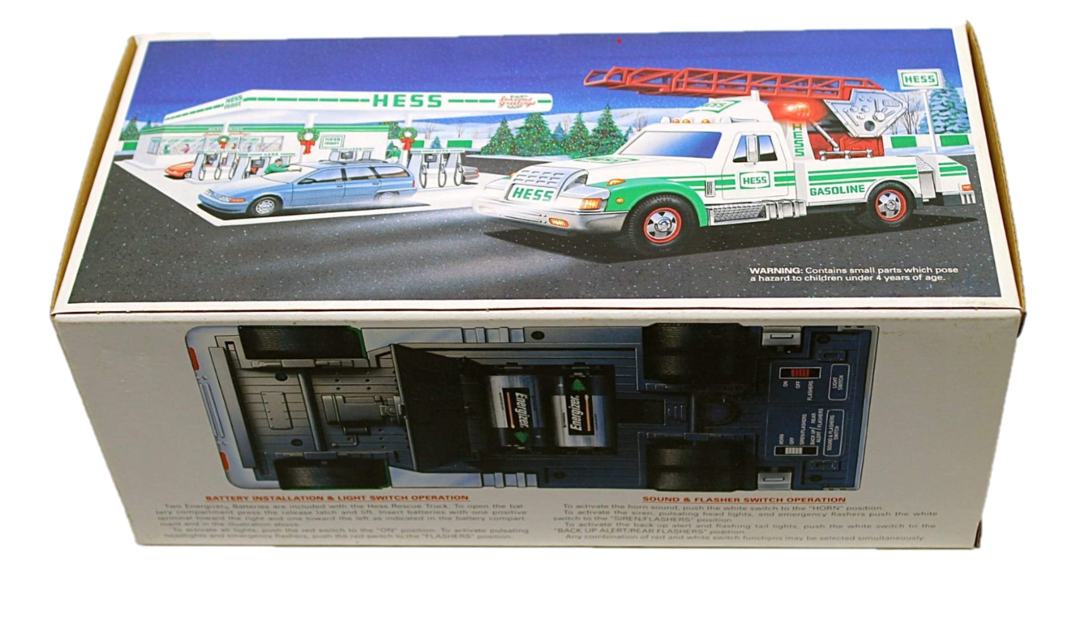 Hess 1994 Rescue Truck packaging ready for gifting