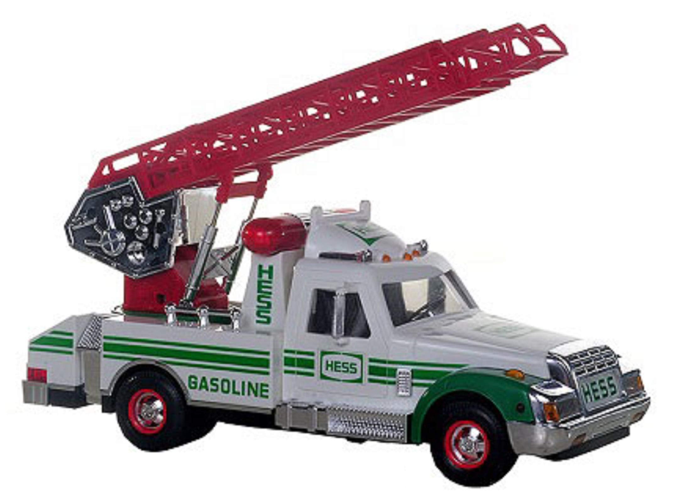 Hess 1994 Rescue Truck rear view emphasizes sturdy tail section and packaging-ready silhouette