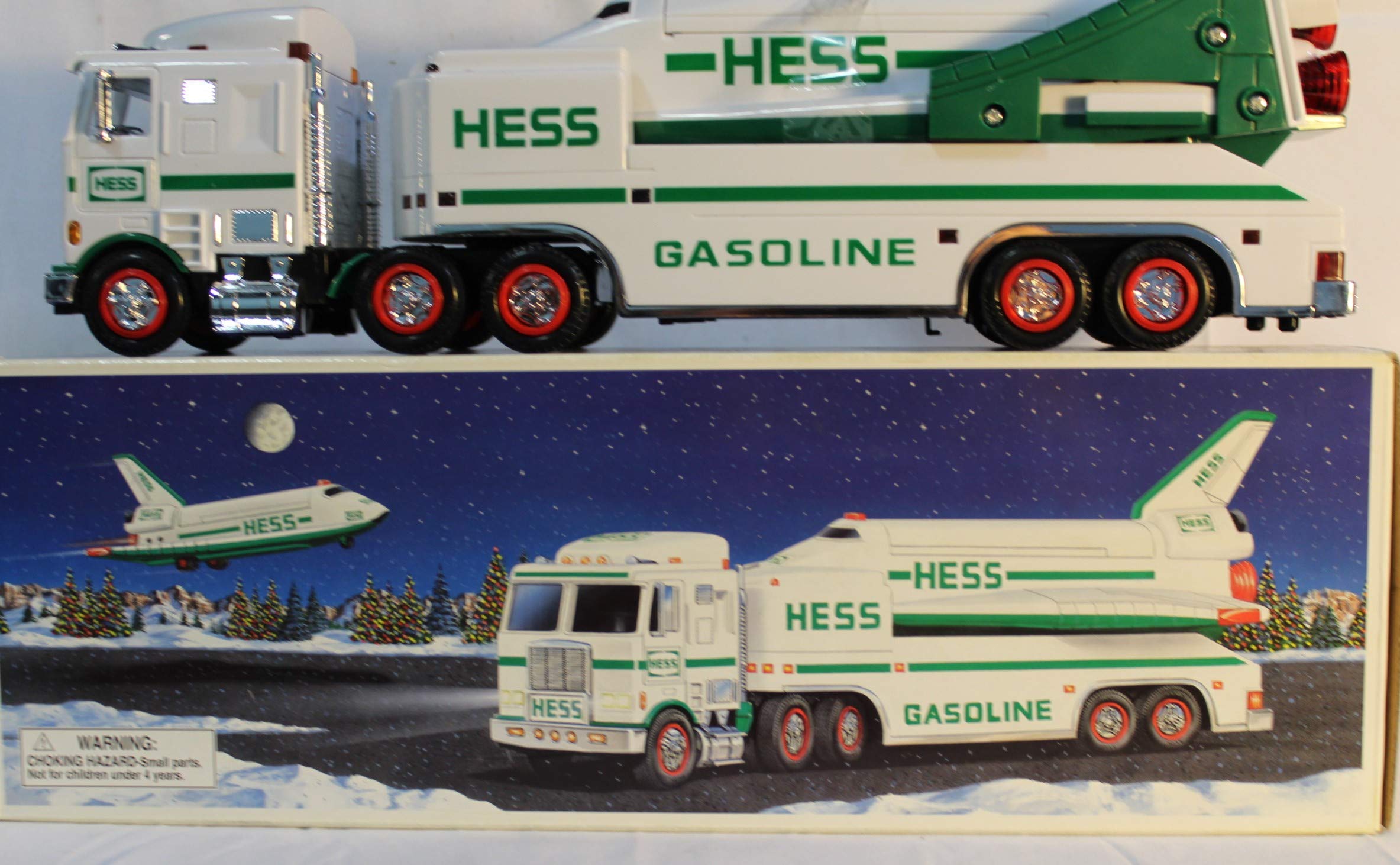 Hess 1999 truck-space shuttle top view showing overall layout