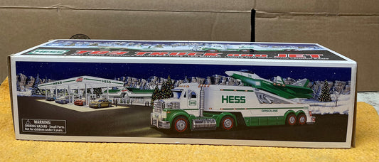 Hess 2010 Truck and Jet, ideal for display and imaginative play sessions.
