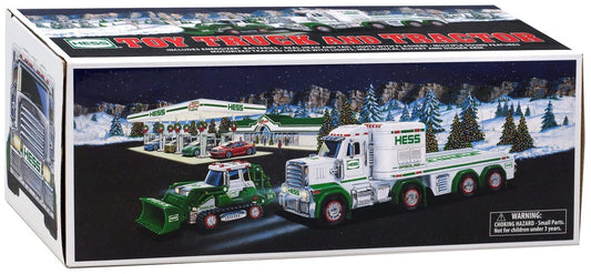 Hess 2013 toy truck and tractor with motorized tracks for realistic construction play.