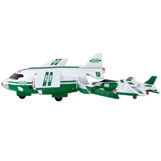 Hess Cargo Plane cargo bay open for easy loading and unloading play